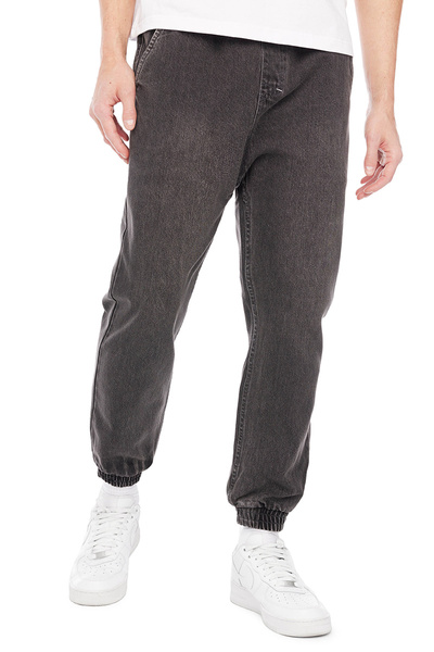 Mass DNM spodnie Joggers Jeans Signature 2.0 Tapered Fit - czarne