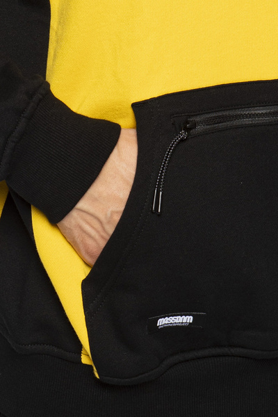 Mass DNM bluza Sweatshirt Berg Hoody - żółta