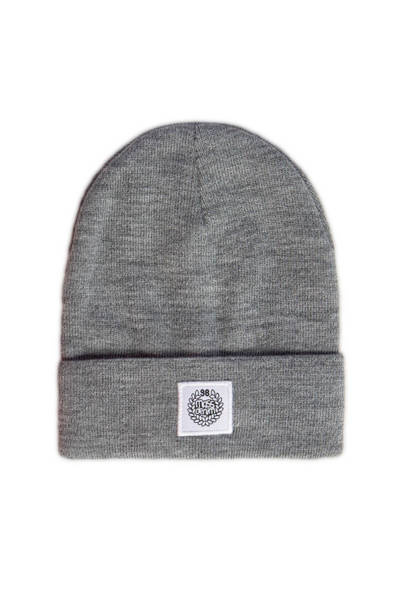 Mass DNM czapka zimowa Patch Beanie - szara