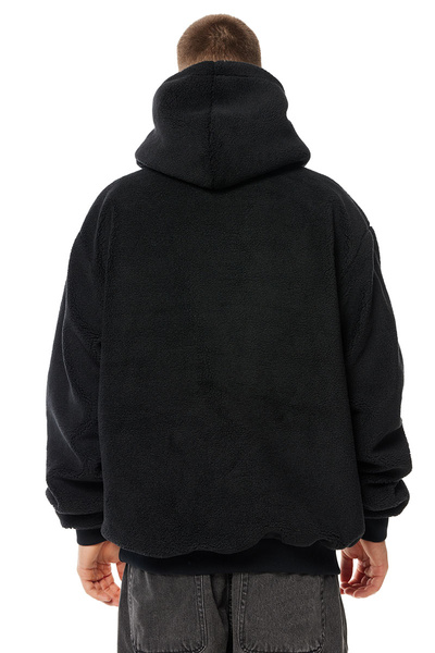 Mass DNM kurtka Patch Teddy Hoody Jacket - czarna