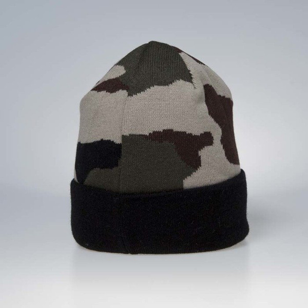 Mass DNM czapka zimowa Half Camo Beanie woodland camo