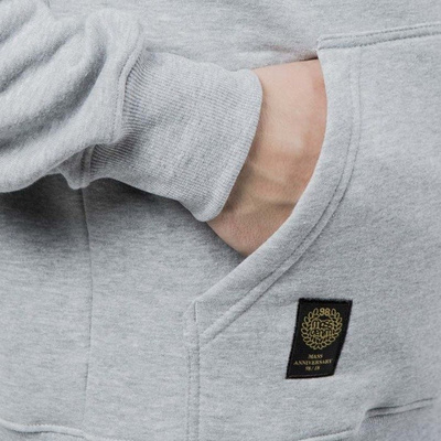 Mass DNM bluza Sweatshirt Hoody Signature - light heather grey