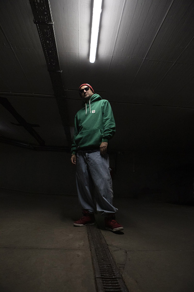 Mass DNM bluza Sweatshirt Patch Hoody - zielona