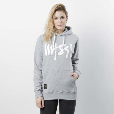 Mass DNM damska bluza Sweatshirt Hoody Signature WMNS - light heather grey