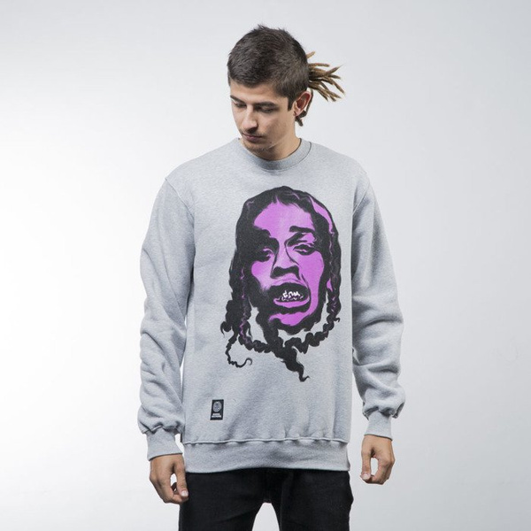 Mass Denim bluza sweatshirt Harlem Legend crewneck light heather grey