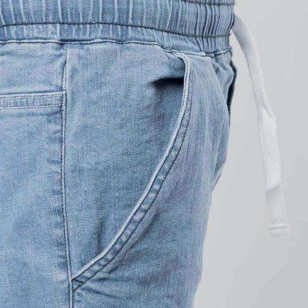 Mass DNM spodnie Joggers Jeans Sneaker Fit - light blue