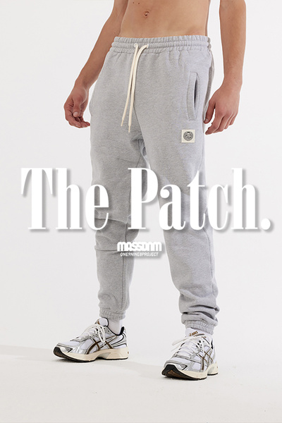 Mass DNM spodnie dresowe Patch Sweatpants - szare