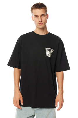 Mass Denim Koszulka Crown T-shirt czarna