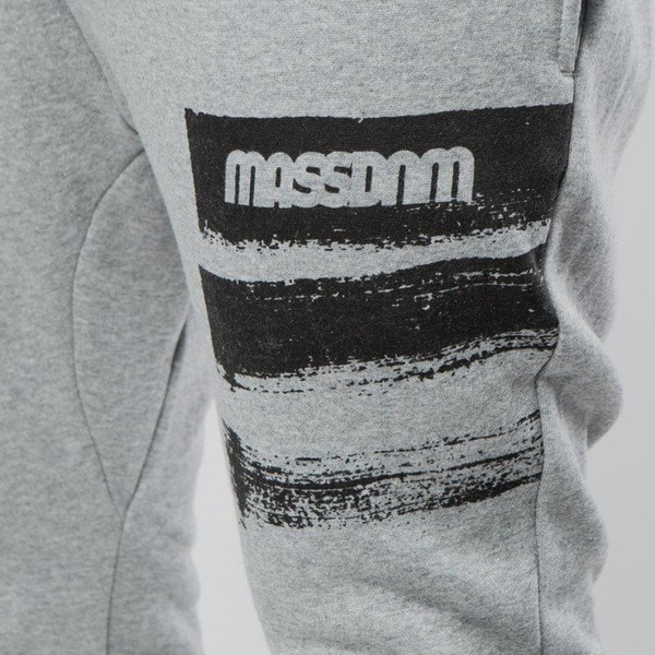 Mass DNM spodnie dresowe Trace Joggers Sweatpants - light heather grey
