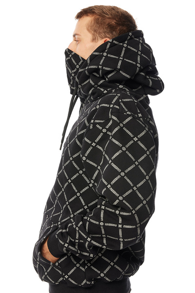 Mass DNM bluza Sweatshirt Monogram Hoody czarna