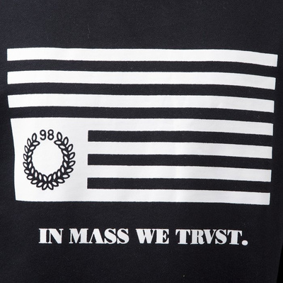 Mass Denim sweatshirt bluza Empire crewneck black BLAKK