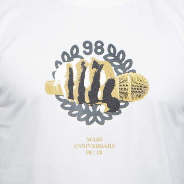Mass DNM koszulka Golden Mic T-shirt white - 20TH ANNIVERSARY