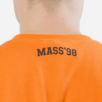 Mass DNM bluza Sweatshirt Crewneck Campus - orange