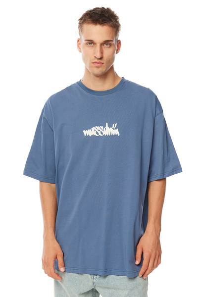 Mass Denim Nostalgia. Angel T-shirt stalowa