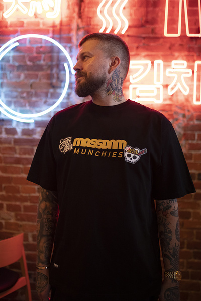 Mass DNM koszulka Munchies T-shirt - czarna