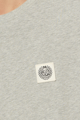 Mass Denim Patch T-shirt szara