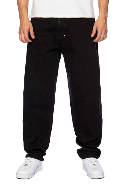 Mass DNM spodnie Jeans Slang Baggy Fit - czarne