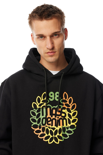 Mass DNM bluza Sweatshirt Patchwork Hoody czarna