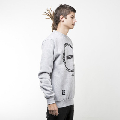 Mass Denim bluza sweatshirt Ring crewneck light heather grey