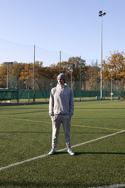 Mass DNM spodnie dresowe Patch Sweatpants - szare