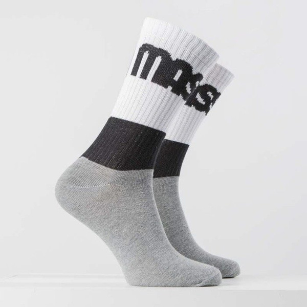 Mass DNM skarpety Socks  Respect - light heather grey