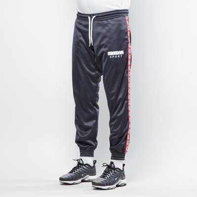Mass DNM spodnie dresowe Trackpants Stripe - navy / red QUICKSTRIKE