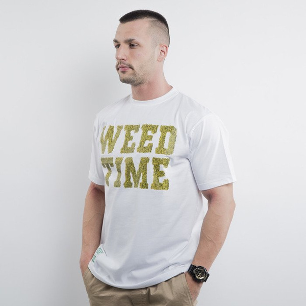 Mass Denim koszulka Weed Time white