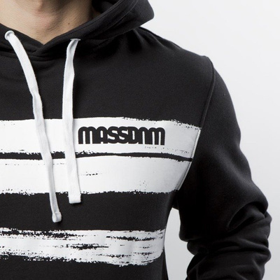 Mass DNM bluza Sweatshirt Hoody Traces - black