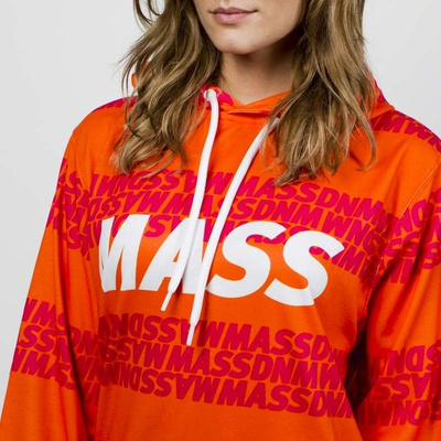 Mass DNM damska koszulka Longsleeve News Hoody - orange WMNS