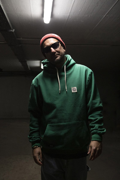 Mass DNM bluza Sweatshirt Patch Hoody - zielona