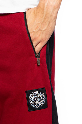 Mass DNM spodnie dresowe Berg Sport Sweatpants - bordowe