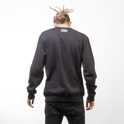 Mass Denim bluza sweatshirt Pocket Cover crewneck black