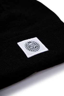 Mass DNM czapka zimowa Patch Beanie - czarna