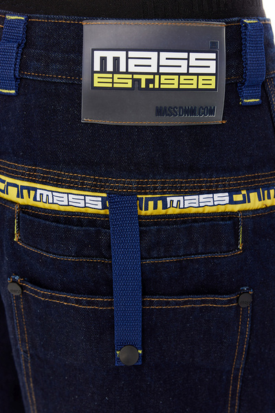 Mass DNM spodnie Jeans Chino Original Baggy Fit - granatowe