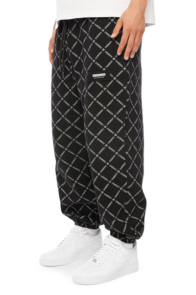 Mass DNM spodnie dresowe Monogram Baggy Fit Sweatpants - czarne