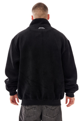 Mass DNM kurtka Patch Teddy Zip Jacket - czarna