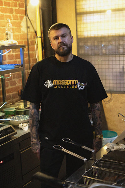 Mass DNM koszulka Munchies T-shirt - czarna