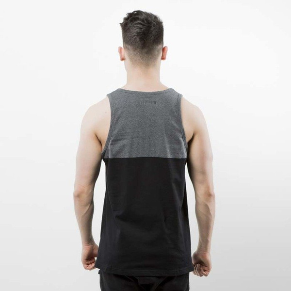 Koszulka Mass Denim Tank Top Classics Cut black / dark heather grey SS 2017