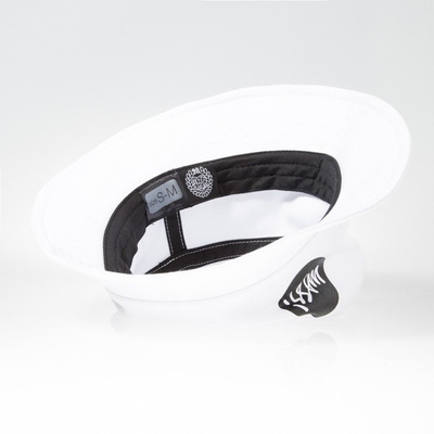 Mass Denim kapelusz bucket hat Signature white