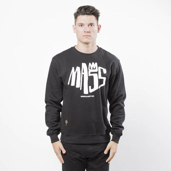 Mass DNM bluza Sweatshirt Crewneck Crown - black