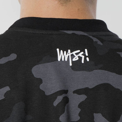 Bluza Mass Denim Sweatshirt Crewneck Signature - black camo