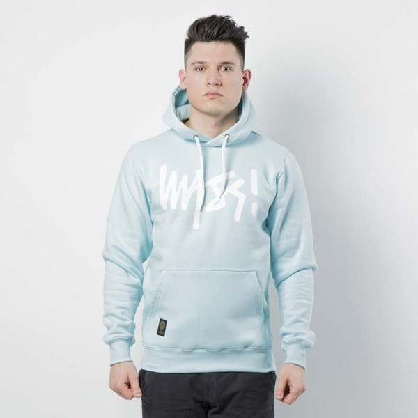 Mass DNM bluza Sweatshirt Hoody Signature - light blue