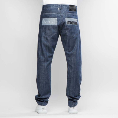 Mass DNM spodnie Demo Jeans Regular Fit - dark blue