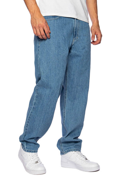 Mass DNM spodnie Jeans Craft Baggy Fit - jasnoniebieskie