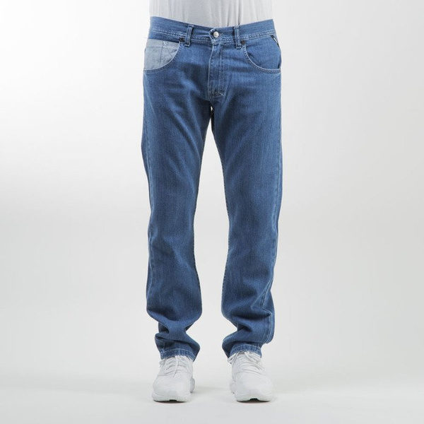 Mass Denim spodnie jeans Base Cut straight fit blue