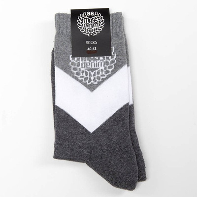 Skarpety Mass Denim Socks Fang heather grey