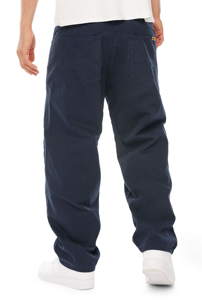 Mass DNM spodnie Pants Slang Baggy Fit - granatowe