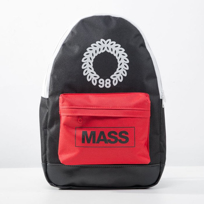 Mass Denim plecak backpack Conversion black / white / red BLAKK