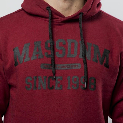 Mass DNM bluza Sweatshirt Hoody Campus - claret