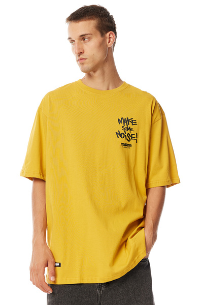 Mass Denim Koszulka Noise T-shirt żółta